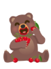 Bear Eating Cherries