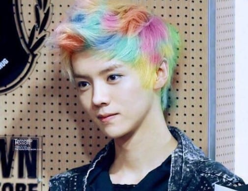 Who rocks rainbow hair? (Kpop male edition) (Updated!)