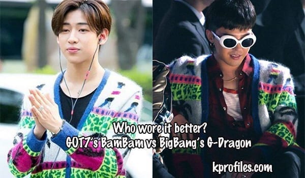 GOT7’s BamBam vs BigBang’s G-Dragon