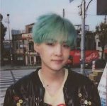 jungkook mint hair and yoongi mint hair ...