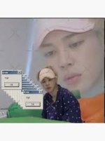 Tired Jimin Meme Sticker for Sale by ...