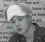 Sad meme face bts