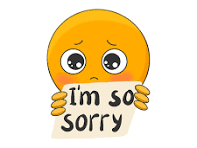 Sorry emoji | Premium Vector