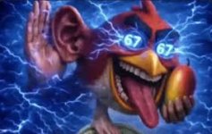 The Angry Birds red with ear meme ...