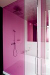 Love Bold Color_ Pink Plexi Shower Curtain Design Ideas For Luxury Bathroom Makeovers.jpeg
