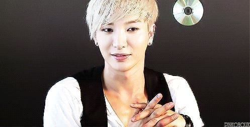 Leeteuk blonde hair