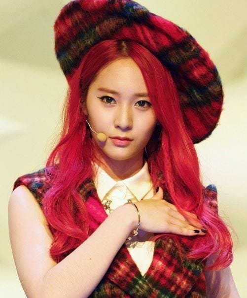 Krystal red hair