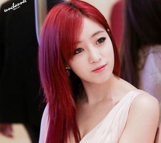 Eunjung red hair
