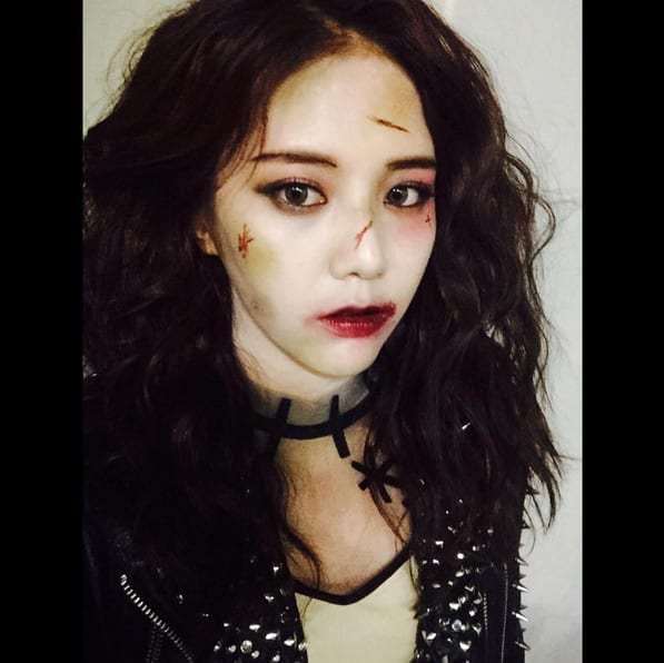 AOA‘s Hyejong halloween