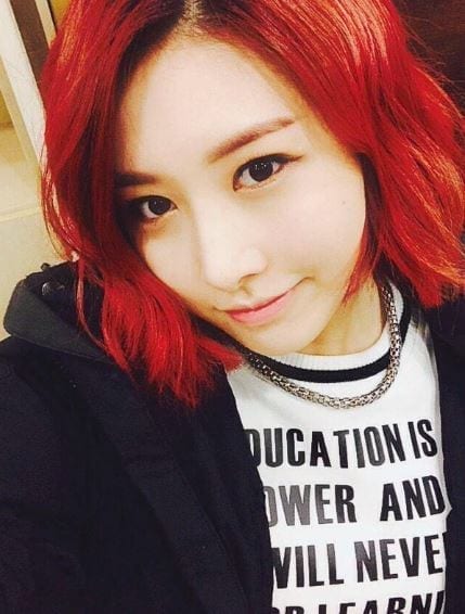 Euijin red hair