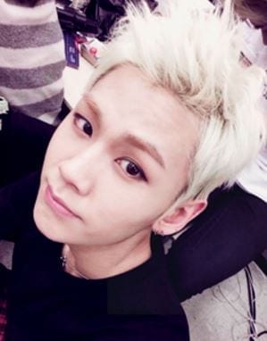 Ilhoon blonde hair