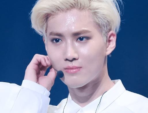 Suho blonde hair