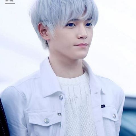 Taeyong NCT with grey hair