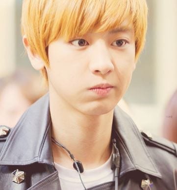 Chanyeol blonde hair