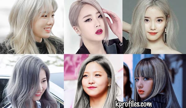 Who Rocks Gray Hair Kpop Female Edition Updated