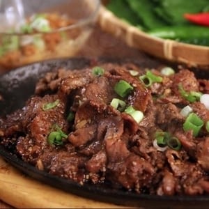 Bulgoji (Grilled marinated beef)