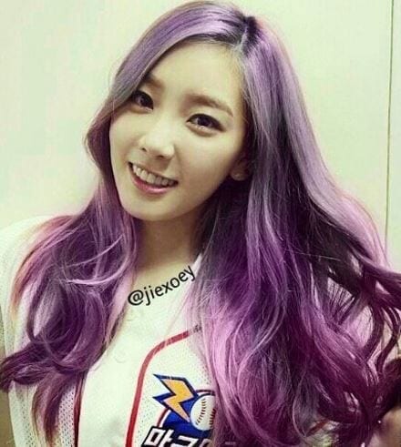 Who Rocks Purple Hair Kpop Female Edition Updated