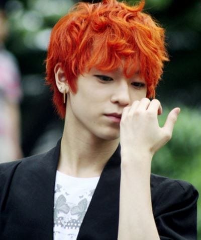 Who Rocks Orange Hair Kpop Male Edition Updated