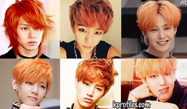 Who rocks orange hair? (Kpop male edition) (Updated!) - Kpop Profiles