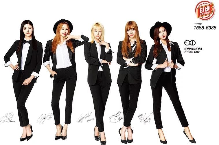 EXID in suits