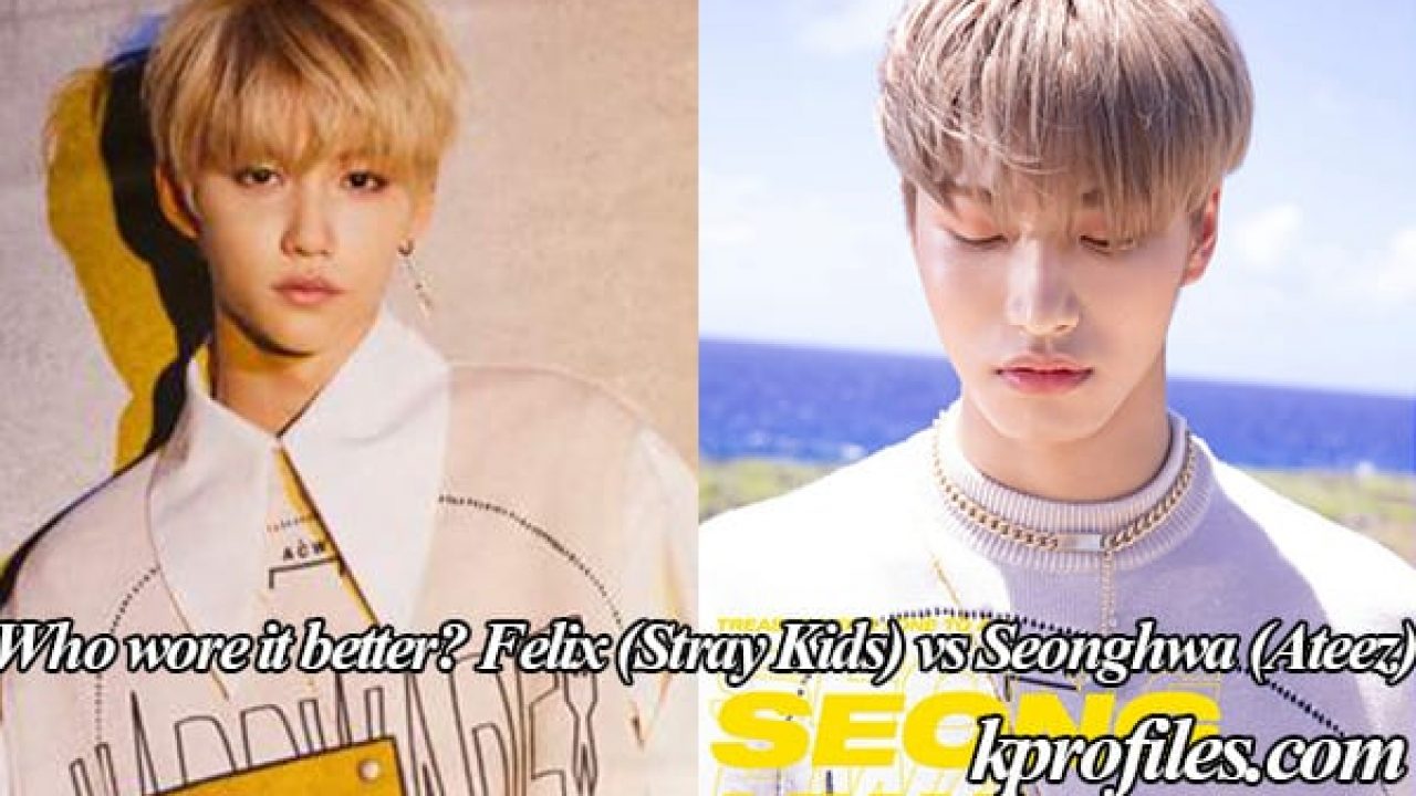 Who Wore It Better Felix Stray Kids Vs Seonghwa Ateez Updated