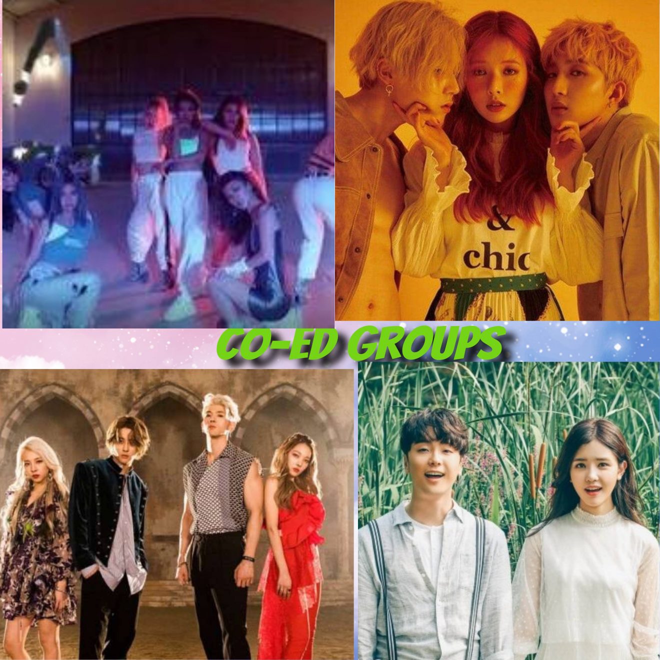 Journey to Kpop: Co-Ed groups (Updated!) - Kpop Profiles