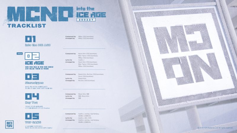 Into The ICE AGE MCND Album Info Updated 