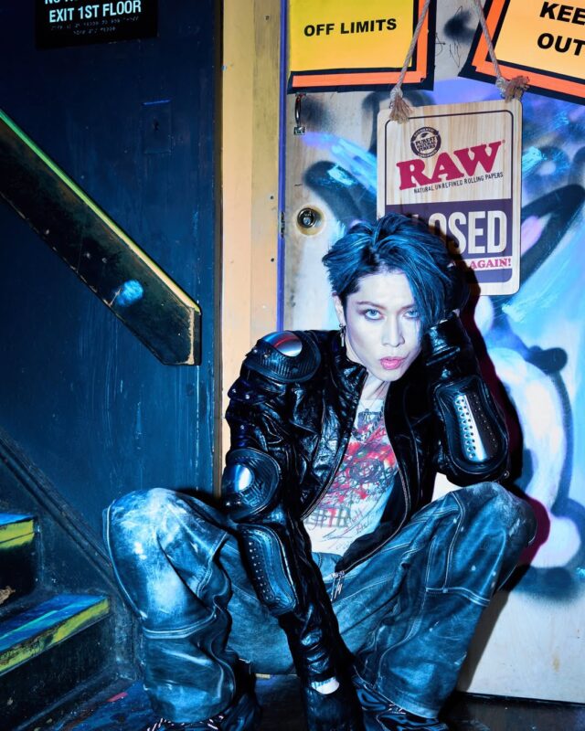 雅 MIYAVI 衣装【成り上がり(借)】一点もの Miyavi 成都音乐节🩵 #miyavi #MIYAVI #石原崇雅