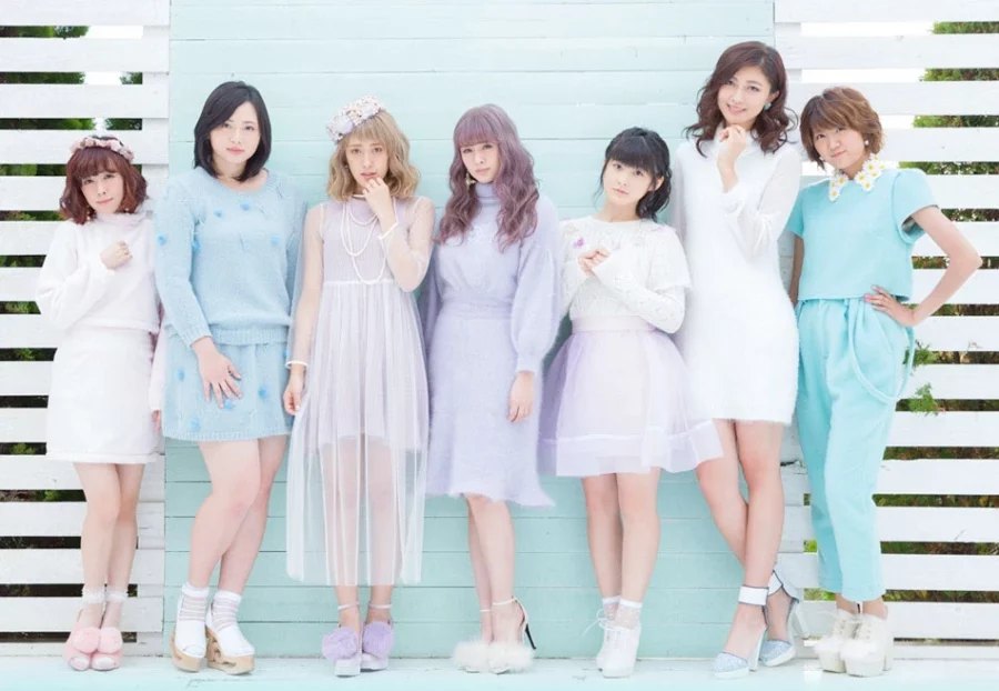 Berryz Koubou (an inactive Hello Project group) in 2015