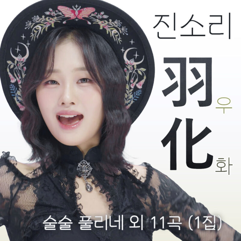 Jin Sori's album cover for Fable